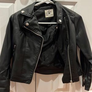 Girls leather jacket